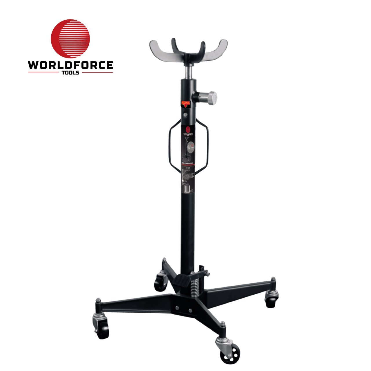 WORLDFORCE Dikey Şanzıman Krikosu Hidrolik 0.5 Ton Otomatik Frenli