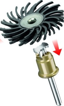 Dremel® EZ SpeedClic: Detay Aşındırıcı Fırça 36 kumlu (471S)