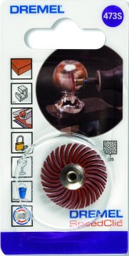 Dremel® EZ SpeedClic: Detay Aşındırıcı Fırça 220 kumlu (473S)