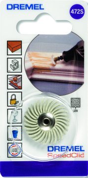 Dremel® EZ SpeedClic: Detay Aşındırıcı Fırça 120 kumlu (472S)