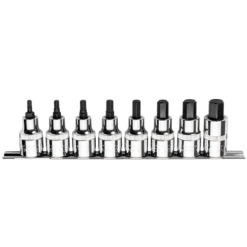 Ceta Form C28S-RH9 (4-17MM) 1/2” Lokmalı Allen Takımı 9 Prç Kısa