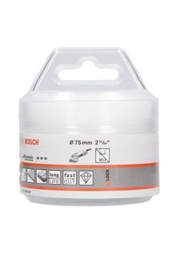 Bosch - X-LOCK - Best Serisi, Taşlama İçin Seramik Kuru Elmas Delici 75*35 mm