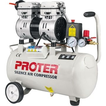 PROTER PR 24 S SESSİZ&YAĞSIZ HAVA KOMPRESÖRÜ 24 LİTRE