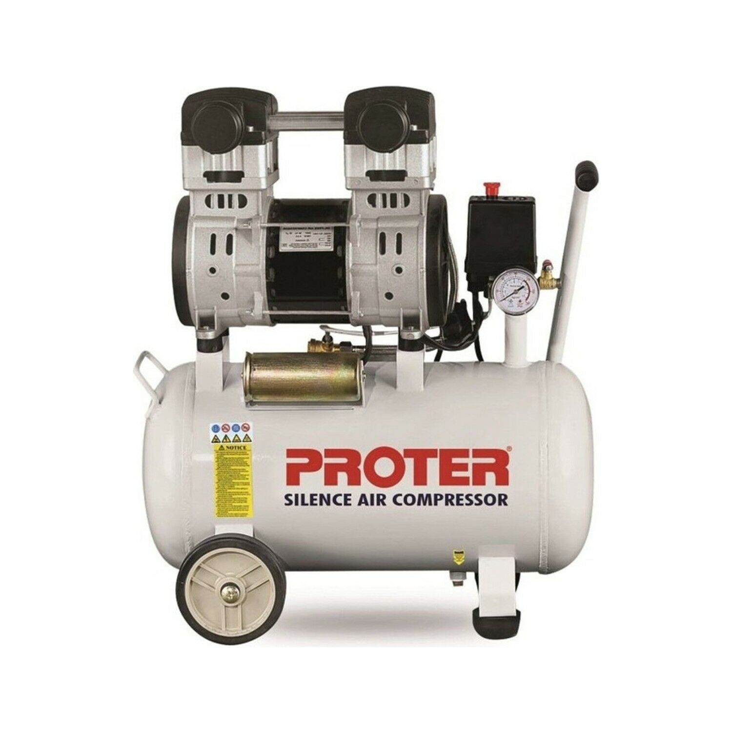 PROTER PR 52 S SESSİZ&YAĞSIZ HAVA KOMPRESÖRÜ 50 LİTRE