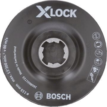 Bosch - X-LOCK - SCM Merkez Delikli Taban 115 mm