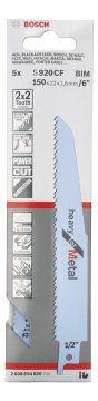 Bosch - Heavy Serisi Metal için Panter Testere Bıçağı S 920 CF - 5'li