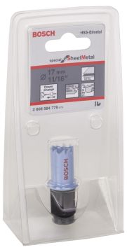 Bosch - Special Serisi Metal Ve Inox Malzemeler için Delik Açma Testeresi (Panç) 17 mm