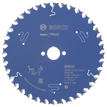 Bosch - Expert Serisi Ahşap için Daire Testere Bıçağı 160*20 mm 36 Diş