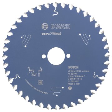 Bosch - Expert Serisi Ahşap için Daire Testere Bıçağı 184*30 mm 40 Diş
