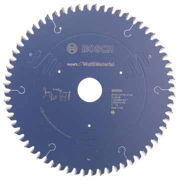 Bosch - Expert Serisi Çoklu Malzeme için Daire Testere Bıçağı 216*30 mm 64 Diş
