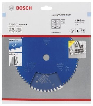 Bosch - Expert Serisi Alüminyum için Daire Testere Bıçağı 165*30 mm 52 Diş