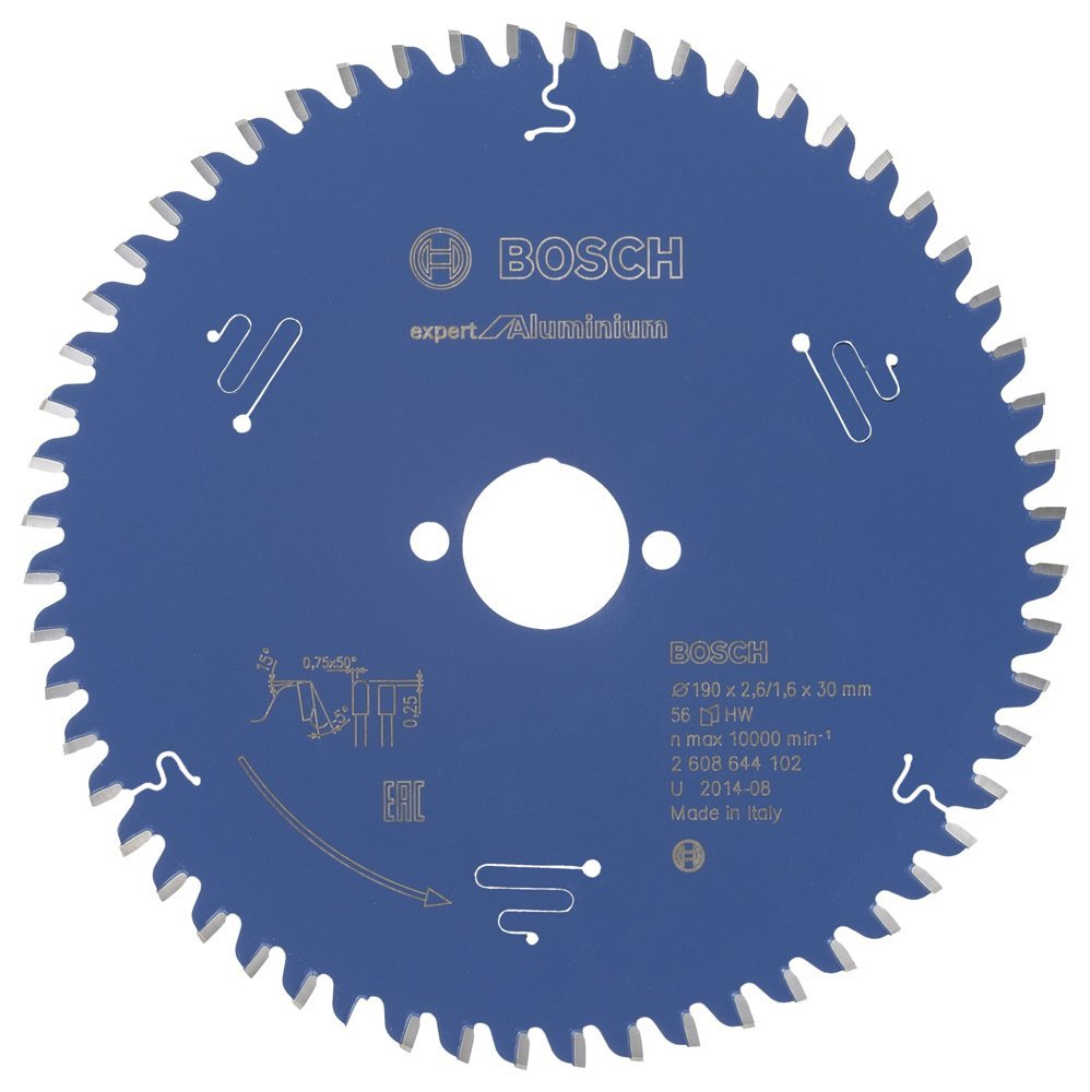 Bosch - Expert Serisi Alüminyum için Daire Testere Bıçağı 190*30 mm 56 Diş