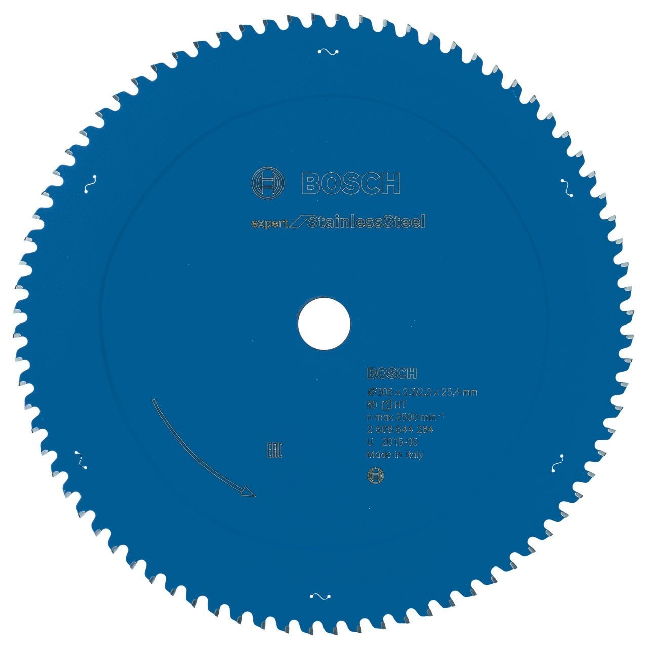 Bosch - Expert Serisi Paslanmaz Çelik için Daire Testere Bıçağı 305*25,4 mm 80 Diş