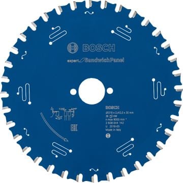 Bosch - Expert Serisi Çelik Levhalı Sandviç Panelleri için Daire Testere Bıçağı 210*30 mm 36 Diş
