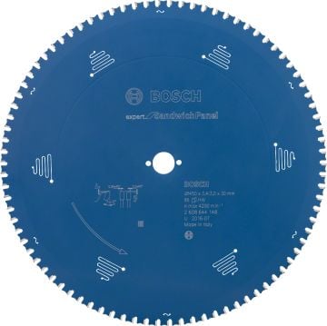 Bosch - Expert Serisi Çelik Levhalı Sandviç Panelleri için Daire Testere Bıçağı 450*30 mm 86 Diş