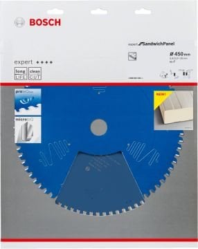 Bosch - Expert Serisi Çelik Levhalı Sandviç Panelleri için Daire Testere Bıçağı 450*30 mm 86 Diş