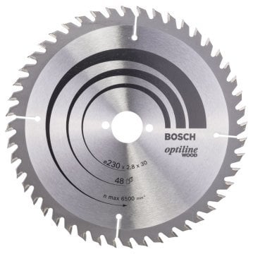 Bosch - Optiline Serisi Ahşap için Daire Testere Bıçağı 230*30 mm 48 Diş