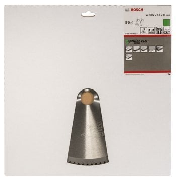 Bosch - Optiline Serisi Ahşap için Daire Testere Bıçağı 305*30 mm 96 Diş
