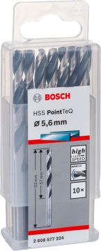 Bosch - HSS-PointeQ Metal Matkap Ucu 5,6 mm 10'lu