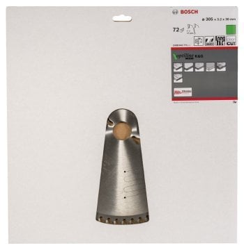 Bosch - Optiline Serisi Ahşap için Daire Testere Bıçağı 305*30 mm 72 Diş