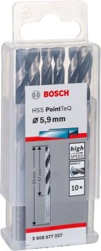 Bosch - HSS-PointeQ Metal Matkap Ucu 5,9 mm 10'lu
