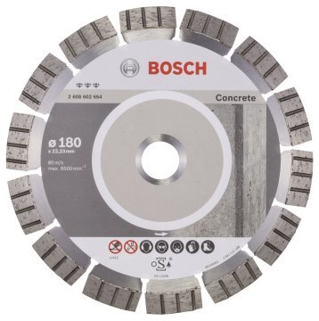 Bosch - Best Serisi Beton İçin Elmas Kesme Diski 180 mm