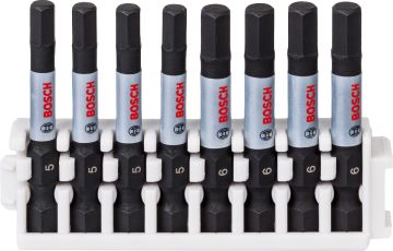 Bosch - Impact Control Serisi Vidalama Ucu 8'li H5x4/H6x4 *50mm