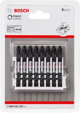 Bosch - Impact Control Serisi Çift Taraflı Vidalama Ucu 8'li PH2 *65mm