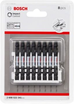 Bosch - Impact Control Serisi Çift Taraflı Vidalama Ucu 8'li T30 *65mm