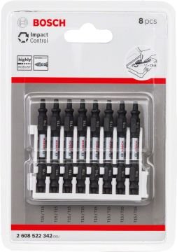 Bosch - Impact Control Serisi Çift Taraflı Vidalama Ucu 8'li T15 *65mm