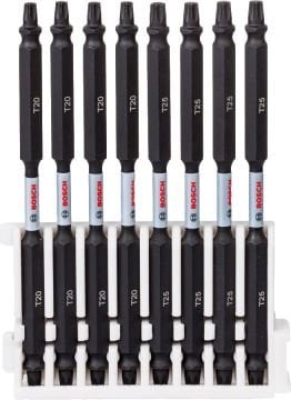 Bosch - Impact Control Serisi Çift Taraflı Vidalama Ucu 8'liT20x4/T25x4 *110mm