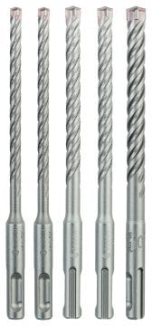 Bosch - SDS plus-5X Serisi Kırıcı Delici Matkap Ucu 5 Parça Set (6,6,8,8,10 x 160 mm)