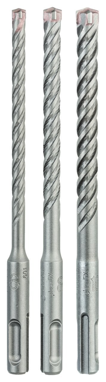 Bosch - SDS plus-5X Serisi Kırıcı Delici Matkap Ucu 3 Parça Set ( 6,8,10 x 160 mm)