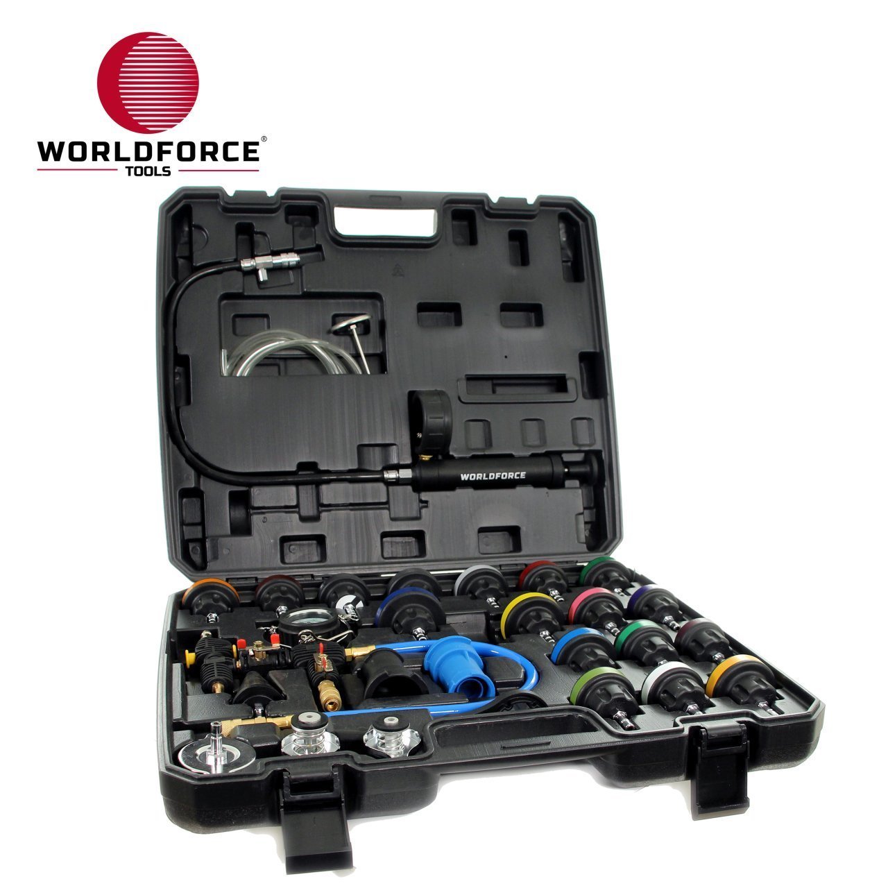 WOLRDFORCE Radyatör Test Kiti 28 Parça (0-2.5bar)