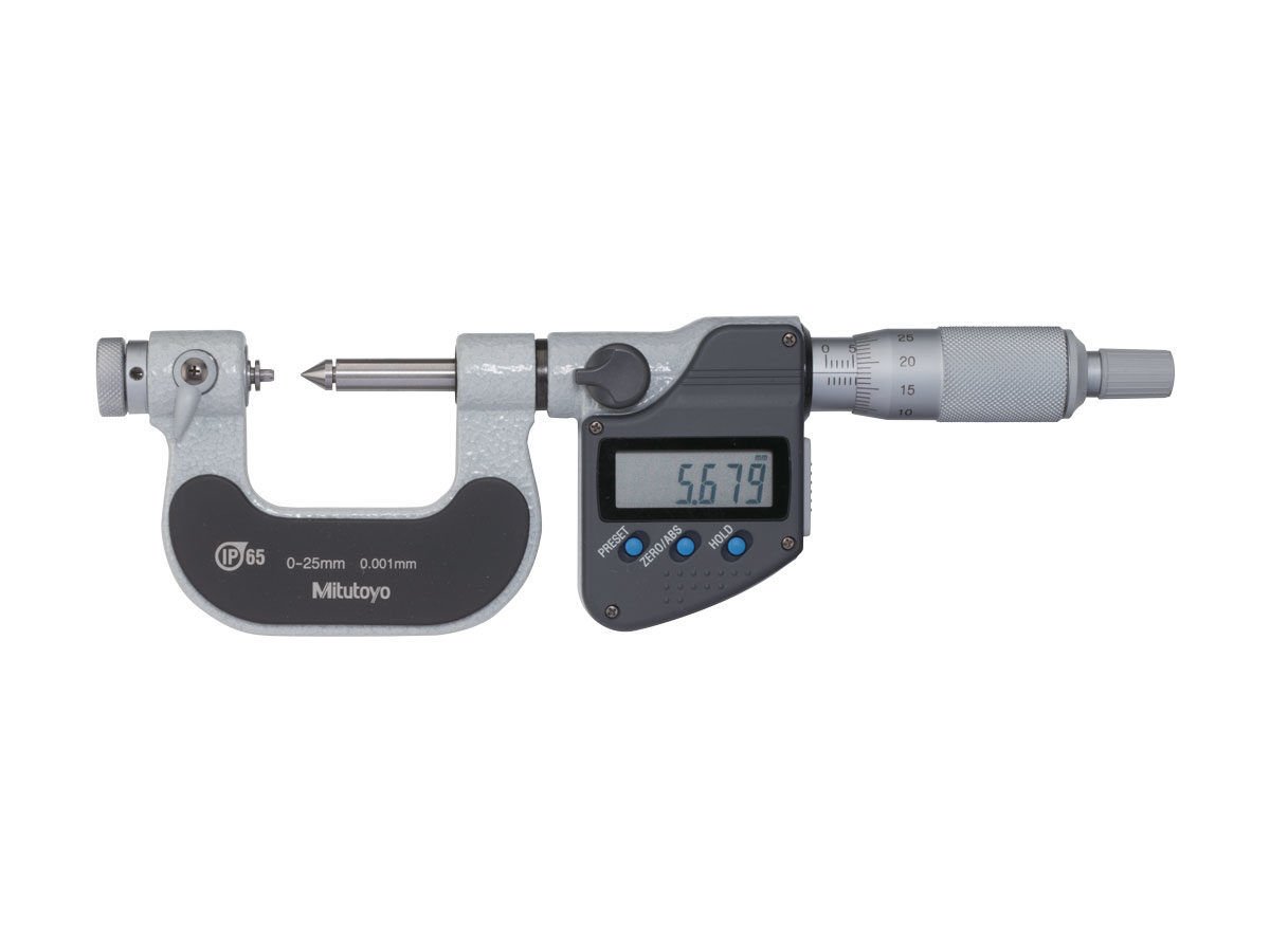 Mitutoyo 326-251-30 TMC-25 MX Digimatic Vida Dişi Dijital Mikrometresi