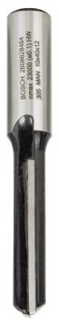 Bosch - Standard Seri Ahşap İçin Çift Oluklu, Sert Metal Ekstra Uzun Düz Freze Ucu 12*10*81mm