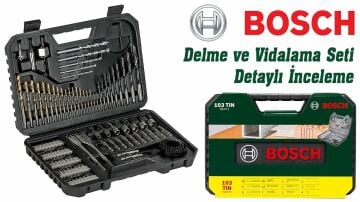 BOSCH V-Line 103 Parça Vidalama&Matkap Ucu Set