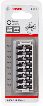 Bosch - Impact Control Serisi Vidalama Ucu 8'li PH2 *25mm