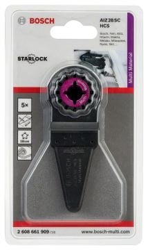 Bosch - Starlock - AIZ 28 SC - HCS Universal Derz ve Macun Kesici Bıçak 5'li