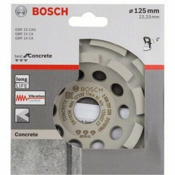 Bosch - Best Serisi Beton İçin Elmas Çanak Disk 125 mm