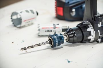 Bosch - Power Change Plus Adaptör, Yeni Progressor Serisi için HSS-G 85 mm Merkezleme Ucu ve SDS Plus Şaft Girişli