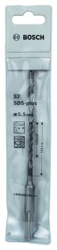 Bosch - Plus-1 Serisi, SDS-plus Kırıcı Delici Matkap Ucu 5.5*160 mm